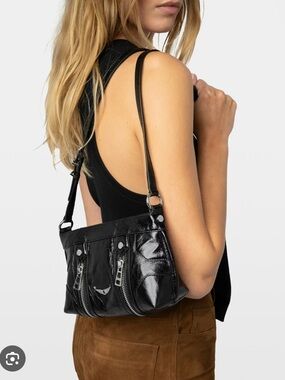 $398 Zadig & Voltaire Sunny Mood Small Crossbody Bag